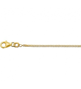 Goud gourmet collier 1.6 mm 50 cm - 3180859