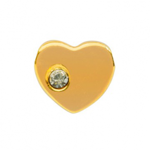 Imotional hanger geelverguld hartje/zirconia - 3180900
