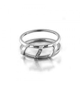 MY iMenso 925/rhod ring three line 4 cz for ceramic size 54 (17) - 3171172