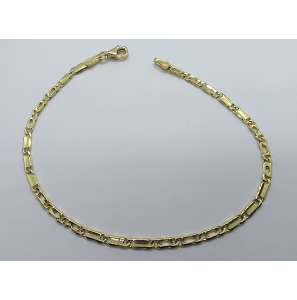 Gouden armband 2,5 mm valkenoog dicht 19 cm - 3180953