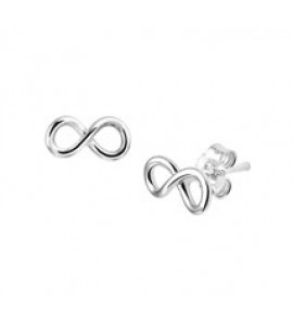 Zilveren oorknop RH infinity - 3181062