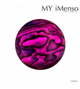 MY iMenso "abalone in purple resin" 33 mm insignia - 3181150