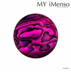 MY iMenso "abalone in purple resin" 33 mm insignia - 3181150
