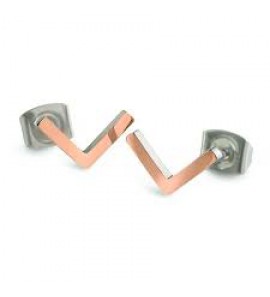 Boccia oorsteker Figura 05024-03 bicolour rosé - 3181175