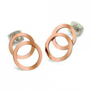 Boccia oorsteker Figura 05026-03 bicolour rosé - 3181181