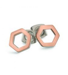 Boccia oorsteker Figura 05027-03 bicolour rosé - 3181184