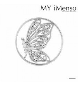 MY iMenso "butterfly" fantasy cz 33 mm insignia (925/rhod-plated) - 3181208