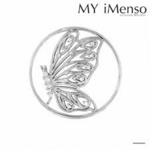 MY iMenso "butterfly" fantasy cz 33 mm insignia (925/rhod-plated) - 3181208