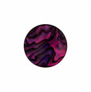 MY iMenso "abalone in purple resin" 24 mm insignia - 3181212