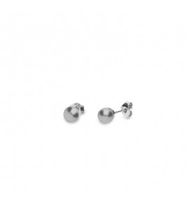 Spark Small Pearl Studs Light Gray - 3181234