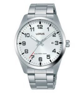 Lorus heren staal bracelet wit 100m - 3181245
