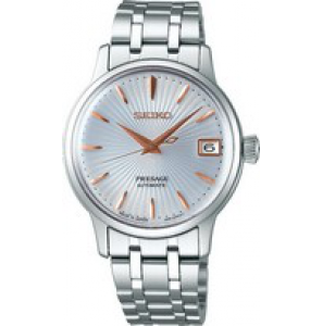Seiko dames presage automatic staal bracelet wit 50m - 3181251