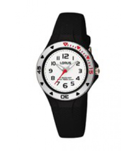 Lorus young urethaan zwart 100 m - 3151595
