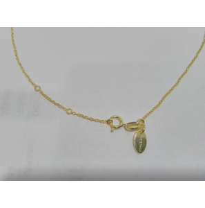 Imotional anker collier geel verguld 36-38 cm - 3181395