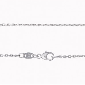 Eclat witgouden anker collier 45 cm - 3181418