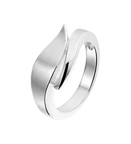 Zilveren ring mat/glans maat 17,25 - 3151671