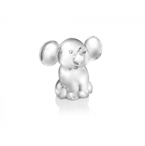Spaarpot Zittende Olifant, zilver kleur - 3181454