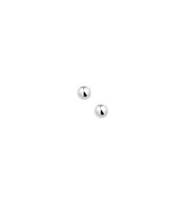 Zilveren oorknop RH bol 4 mm - 3181638