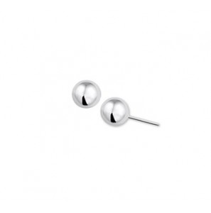Zilveren oorknop RH bol 3 mm - 3181637