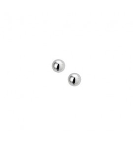 Zilveren oorknop RH half-bol 6 mm - 3181640