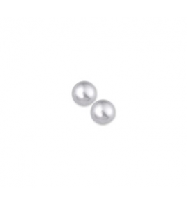 Zilveren oorknop RH met zoetwater parel  8 mm - 3181644