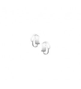 Zilveren oorknop RH mat/glans - 3181648