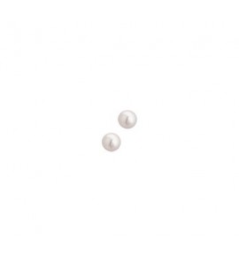Zilveren oorknop RH met zoetwater parel  5 mm - 3181645