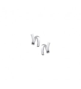 Zilveren oorknop RH mat/glans - 3181649