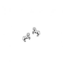 Zilver RH oorknop Paardje - 3181659