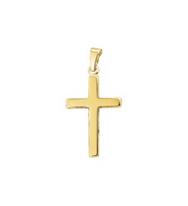 Goud hanger kruisje 23,5 x x14,0 mm - 3181307