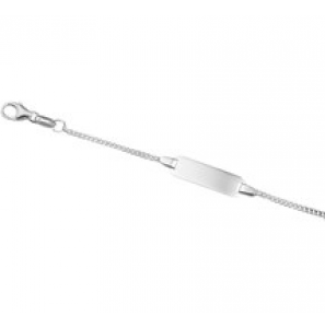 Zilveren plaatarmband gourmet 9-11 cm - 3181674