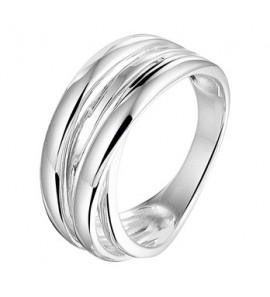 Zilver RH dames ring  glans mt 17.75 - 3181932