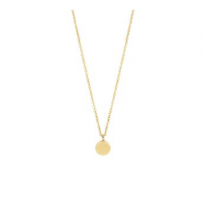 Goud collier anker 0.9 mm met hanger 41+2+2 cm - 3181940