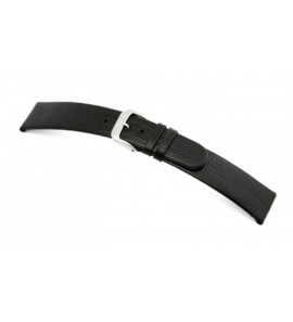 Happel Lederband Santa Cruz 12 mm zwart met Teju-hagedis print - 3182363