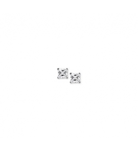 Zilveren oorknop RH met zirconia 4 mm - 3181667