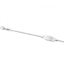 Zilveren plaatarmband gourmet 11-13 cm - 3181680