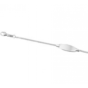 Zilveren plaatarmband gourmet 11-13 cm - 3181680