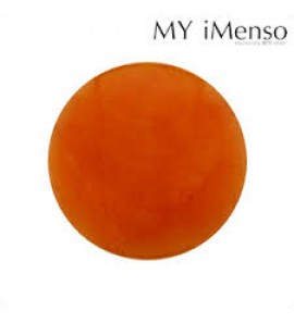 MY iMenso pale orange MJ47 gemstone dyed jade 33mm insignia - 3151792