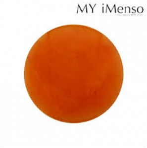 MY iMenso pale orange MJ47 gemstone dyed jade 33mm insignia - 3151792