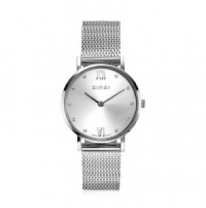 Zinzi Lady watch silver w.plt zilv/zirc./mesh band - 3182791