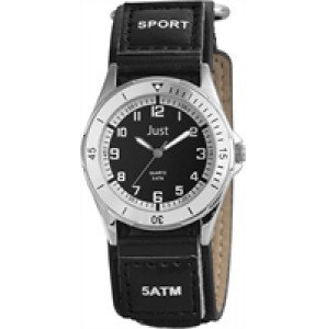 Just kiderhorloge met lederen armband - 3182822