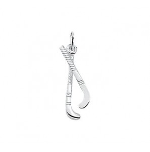 Zilver bedel hockeysticks - 3151929