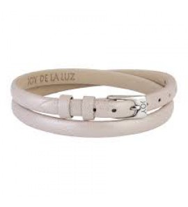 JdIL leather bracelet sand pearl 40cm - 3151948