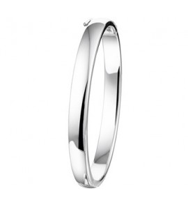 Zilveren slavenarmband RH 7 mm met scharnier 60 mm - 3160153