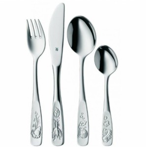 WMF kinderbestek 4 delig Vlinder - 3190610