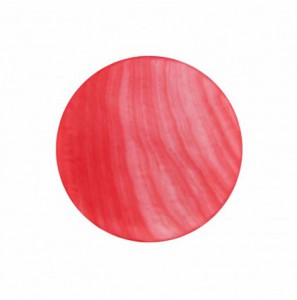 MY iMenso "Light Red" shell 33 mm flat insignia (freshwater shell) - 3190611