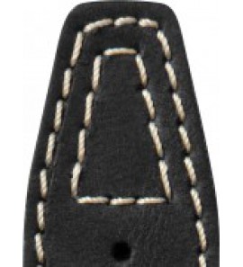 Di-modell leren band Nevada 30 mm zwart - 3190645