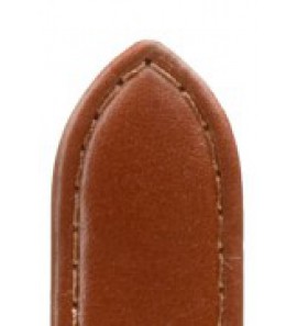 Di-modell leren band kalf genaaid waterproof 15 mm midden bruin - 3190711