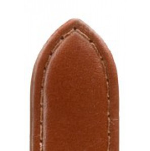 Di-modell leren band kalf genaaid waterproof 15 mm midden bruin - 3190711