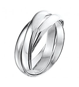 Zilver RH dames ring 3 in 1 9 mm maat 17 - 3190844
